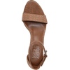 image:imageNaturalizer womens Vera Heeled SandalsWalnut Brown Faux Raffia