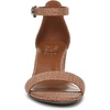 image:imageNaturalizer womens Vera Heeled SandalsWalnut Brown Faux Raffia