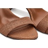 image:imageNaturalizer womens Vera Heeled SandalsWalnut Brown Faux Raffia