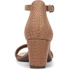 image:imageNaturalizer womens Vera Heeled SandalsWalnut Brown Faux Raffia