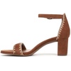 image:imageNaturalizer womens Vera Heeled SandalsWalnut Brown Suede