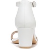 image:imageNaturalizer womens Vera Heeled SandalsWhite Leather