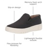 image:imageSOUL Naturalizer Womens Tia Platform Slip On Fashion SneakerBlack