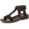 Chocolate Brown Suede