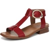 Hearts Flame Red Leather