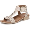 Ivory Beige Leather