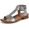 Soft Pewter Silver Leather