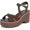 Chocolate Brown Suede