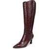 Cranberry Red Croco Leather