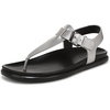 Soft Pewter Metallic Leather