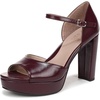 Wine Red Faux Leather