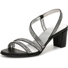 image:imageNaturalizer Vanessa3 Strappy SandalsBlack Satin