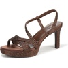image:imageNaturalizer Womens Abby Heeled Dress SandalChocolate Satin