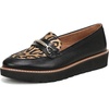 image:imageNaturalizer Womens Elin Platform Lug Sole LoaferBlackLeopard Faux Leather
