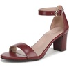 Cranberry Red Leather