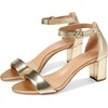 Dark Gold Metallic Leather