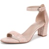 Light Pink Metallic Leather
