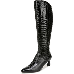 image:imageNaturalizer Deesha Womens Knee High Boots NWOBBlack Croco Wide Calf