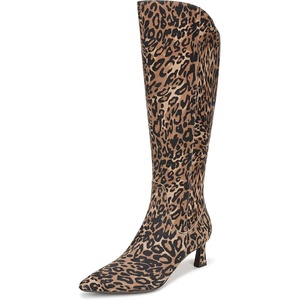 image:imageNaturalizer DeeshaDark Brown Leopard Suede