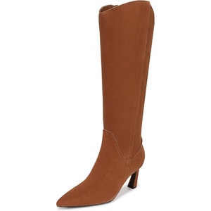 image:imageNaturalizer Emily Wide Calf Knee High BootsDark Chestnut Brown Suede