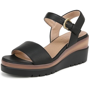 image:imageNaturalizer Graciela Wedge SandalsBlack Smooth