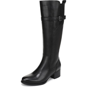 image:imageNaturalizer Kenna Extra Wide Calf Knee High BootsBlack Leather