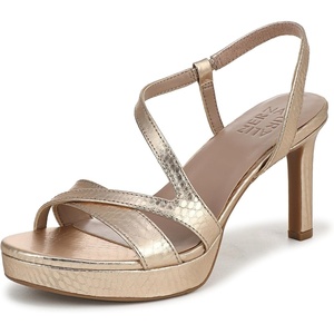 image:imageNaturalizer Womens Abby Heeled Dress SandalLight Champagne Metallic