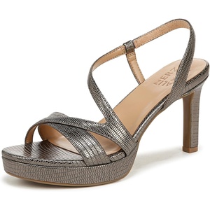 image:imageNaturalizer Womens Abby Heeled Dress SandalPewter Lizard