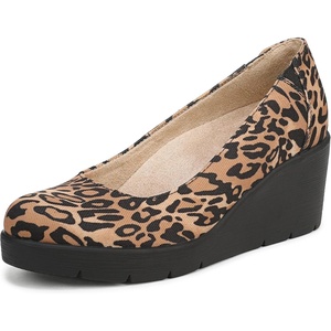 image:imageNaturalizer Womens Soul About Time WedgeDark Brown Leopard