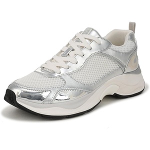 image:imageNaturalizer ZoieWhite MeshSilver Leather