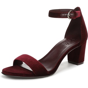 image:imageNaturalizer womens Vera Heeled SandalsCabernet Sauvignon Red Velvet