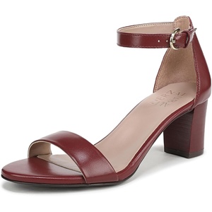 image:imageNaturalizer womens Vera Heeled SandalsCranberry Red Leather