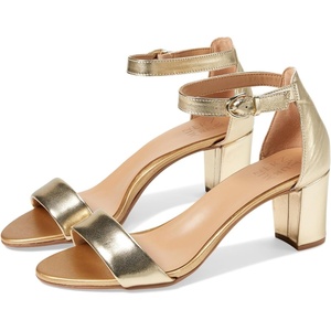 image:imageNaturalizer womens Vera Heeled SandalsDark Gold Metallic Leather