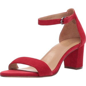 image:imageNaturalizer womens Vera Heeled SandalsHot Sauce Suede