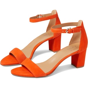 image:imageNaturalizer womens Vera Heeled SandalsOrange Pop Suede